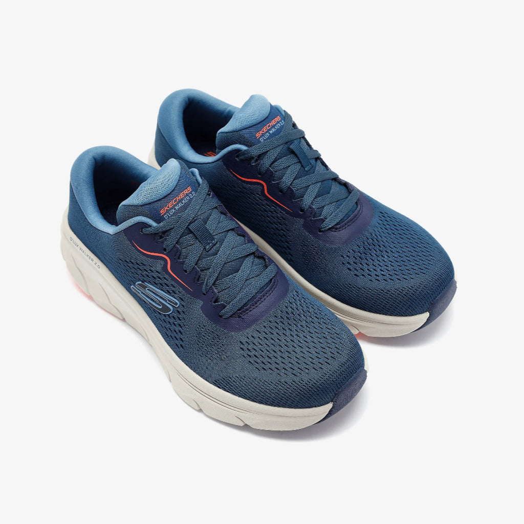 Skechers D’Lux Walker 2.0 – 232714-NVBL – Navy/Blue/Red