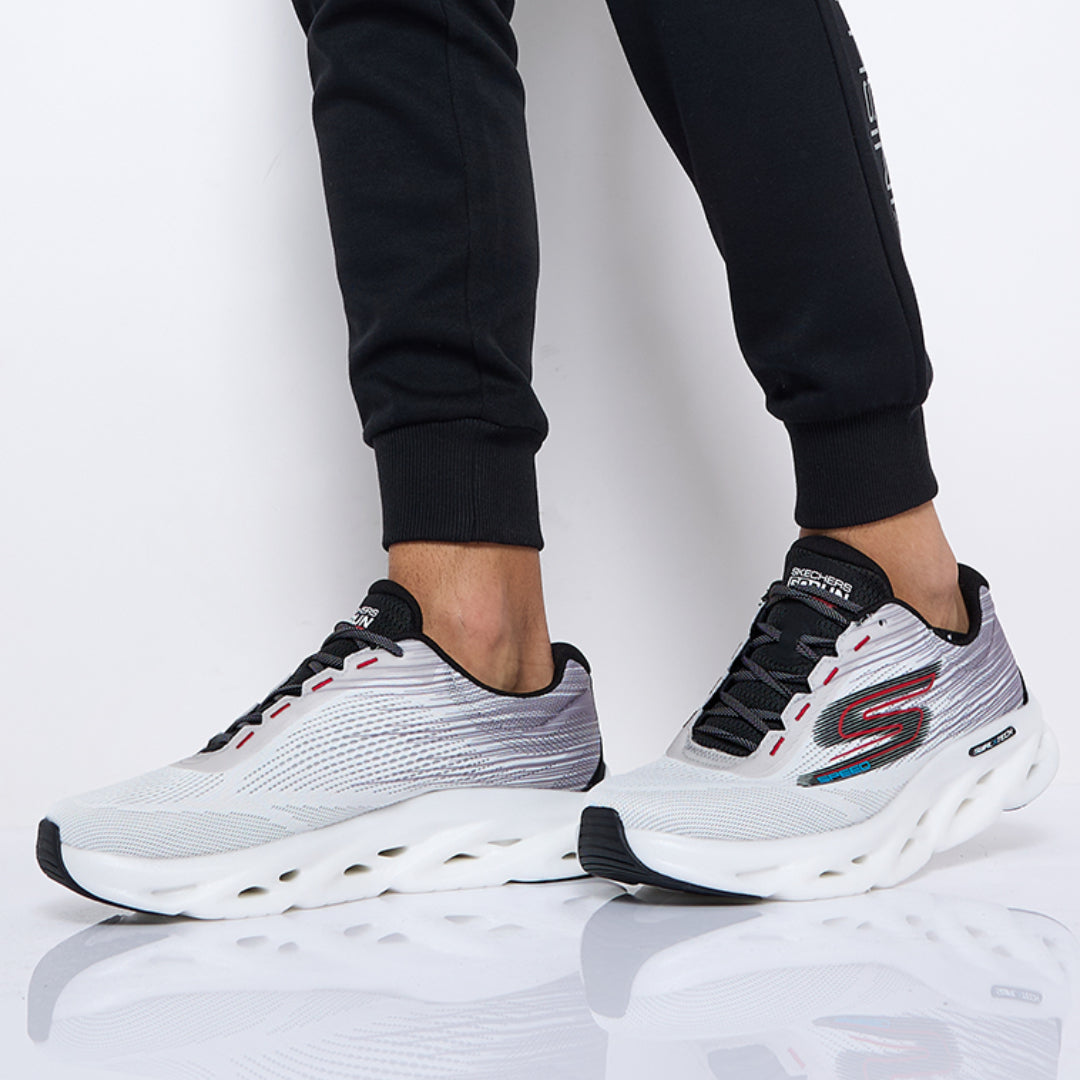 Skechers GO RUN Surge Tech Speed – 220908-WGY – White/Black/Red