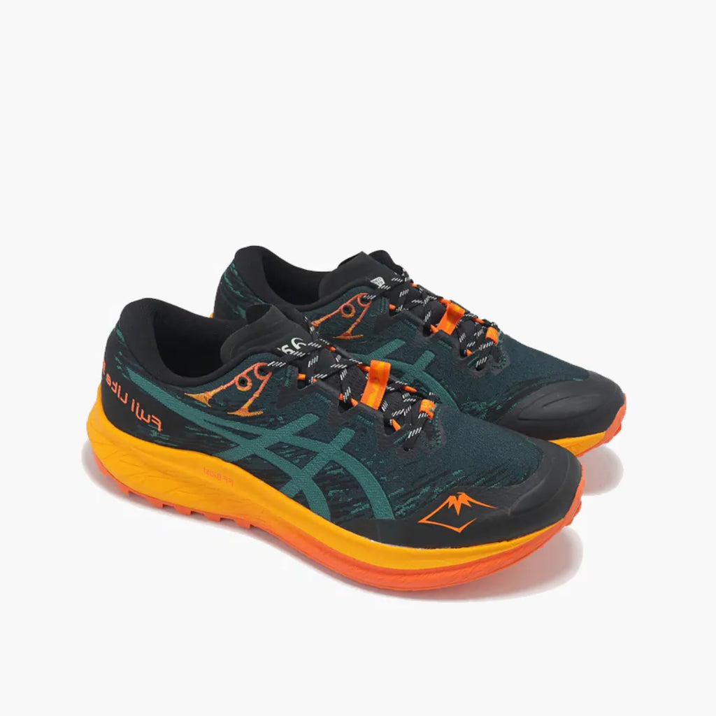 ASICS Fuji Lite 5 – 1011B889-300 – Black/Teal/Orange