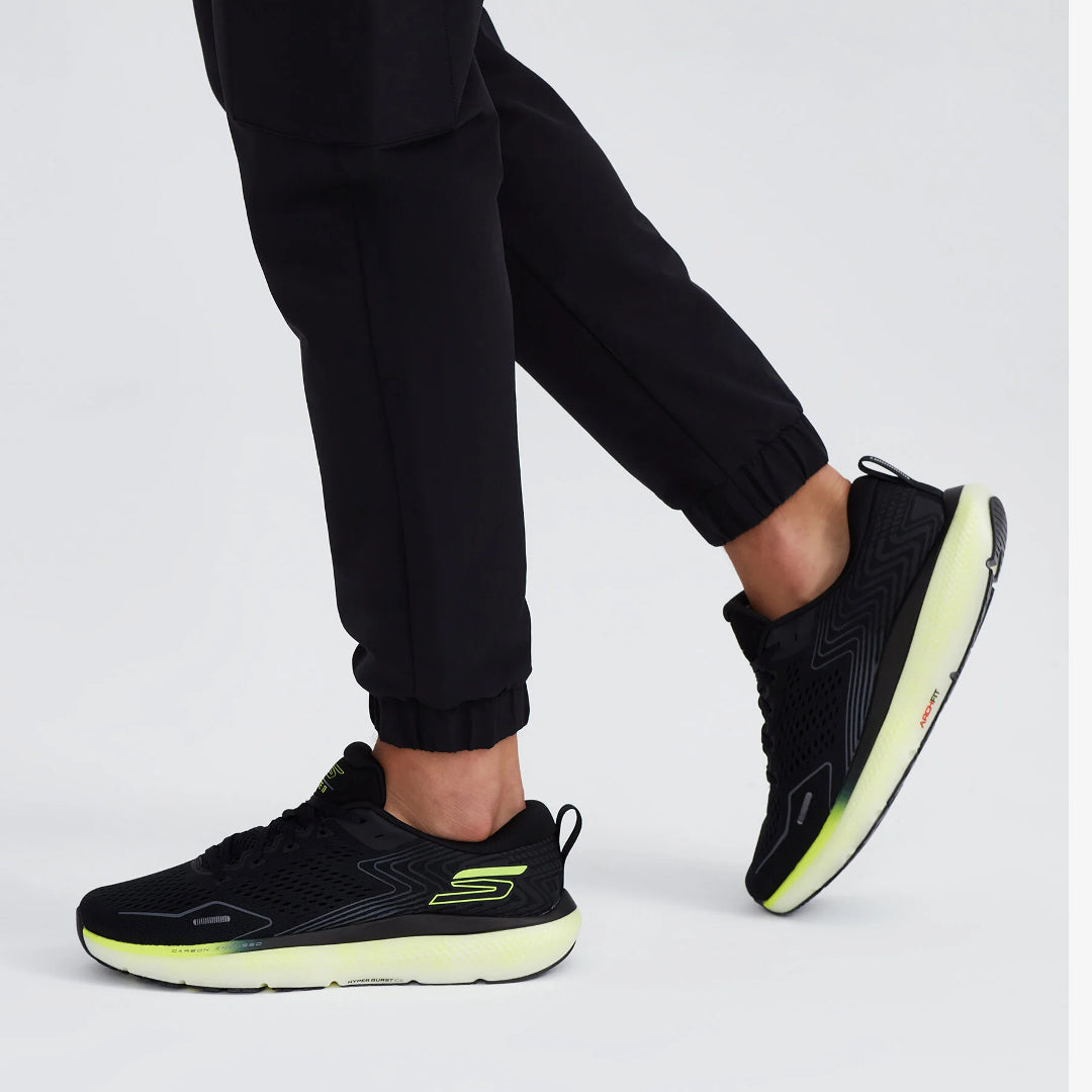 Skechers GO RUN Ride 11 – 246079-BKW – Black/White/Neon Green