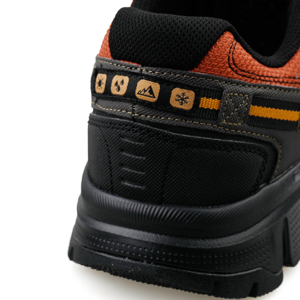 Skechers Summits AT – Upper Draft – 237620-RUST – Rust/Black/Orange