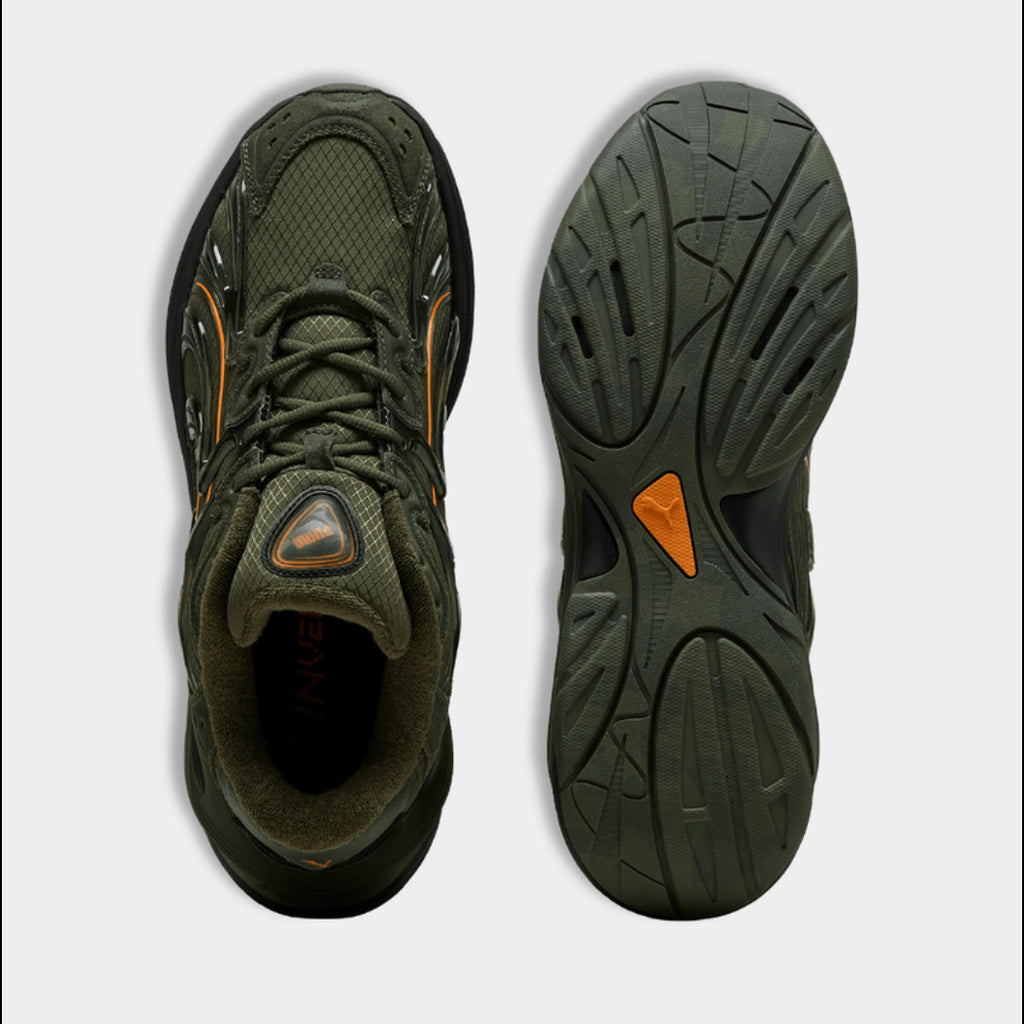 Puma Inverse Moss – 402343-01 – Green Moss/Dark Olive/Pumpkin Pie