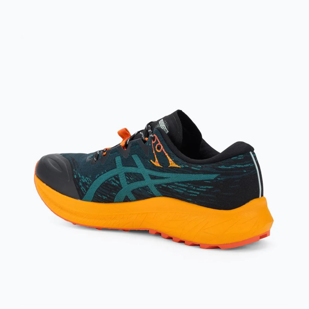 ASICS Fuji Lite 5 – 1011B889-300 – Black/Teal/Orange