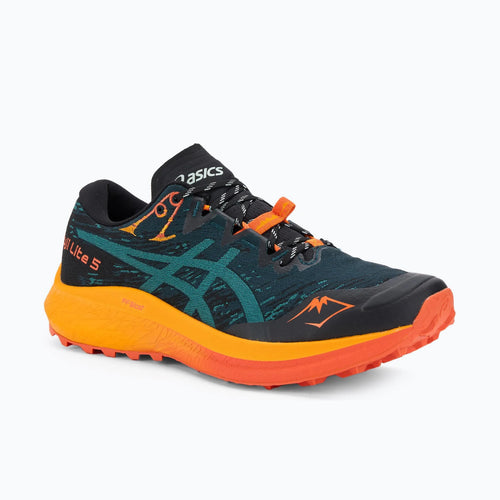 ASICS Fuji Lite 5 – 1011B889-300 – Black/Teal/Orange