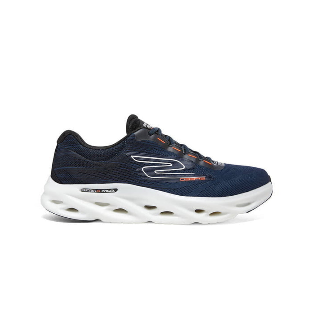 Skechers GO RUN Swirl Tech Speed – Rapid Motion – 220908-NVBK – Navy/Black