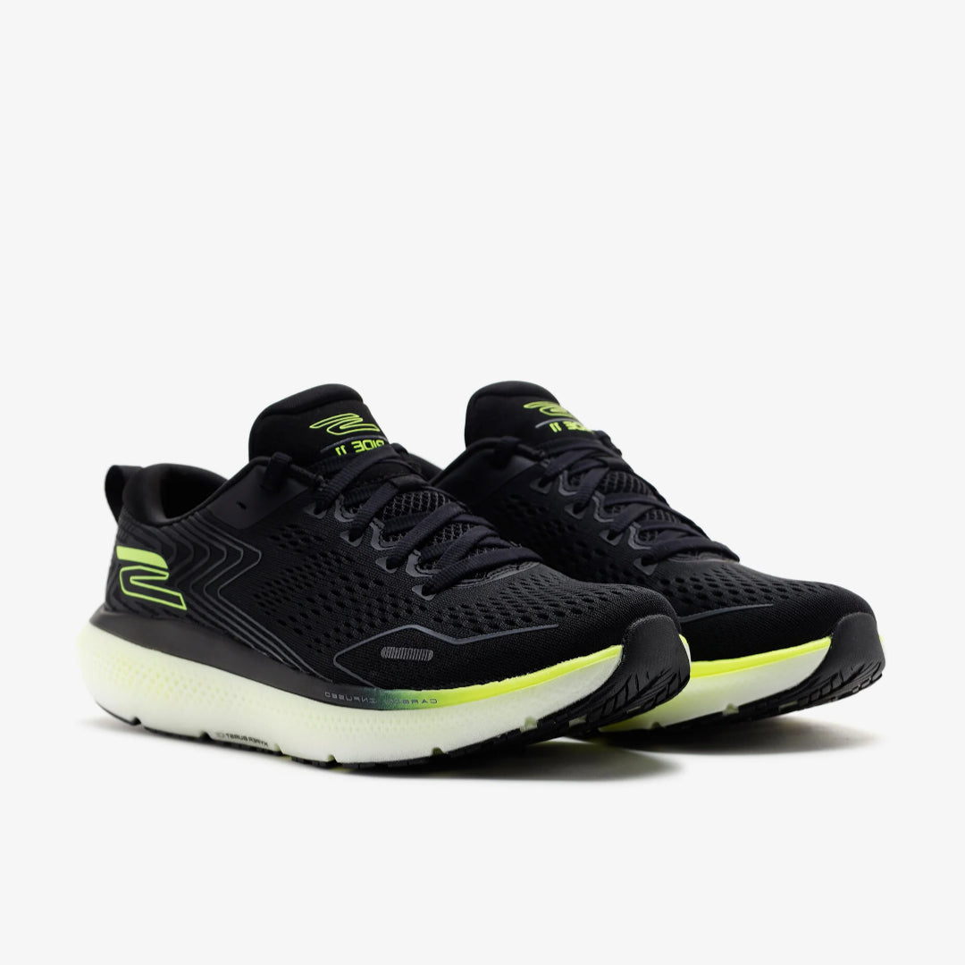 Skechers GO RUN Ride 11 – 246079-BKW – Black/White/Neon Green