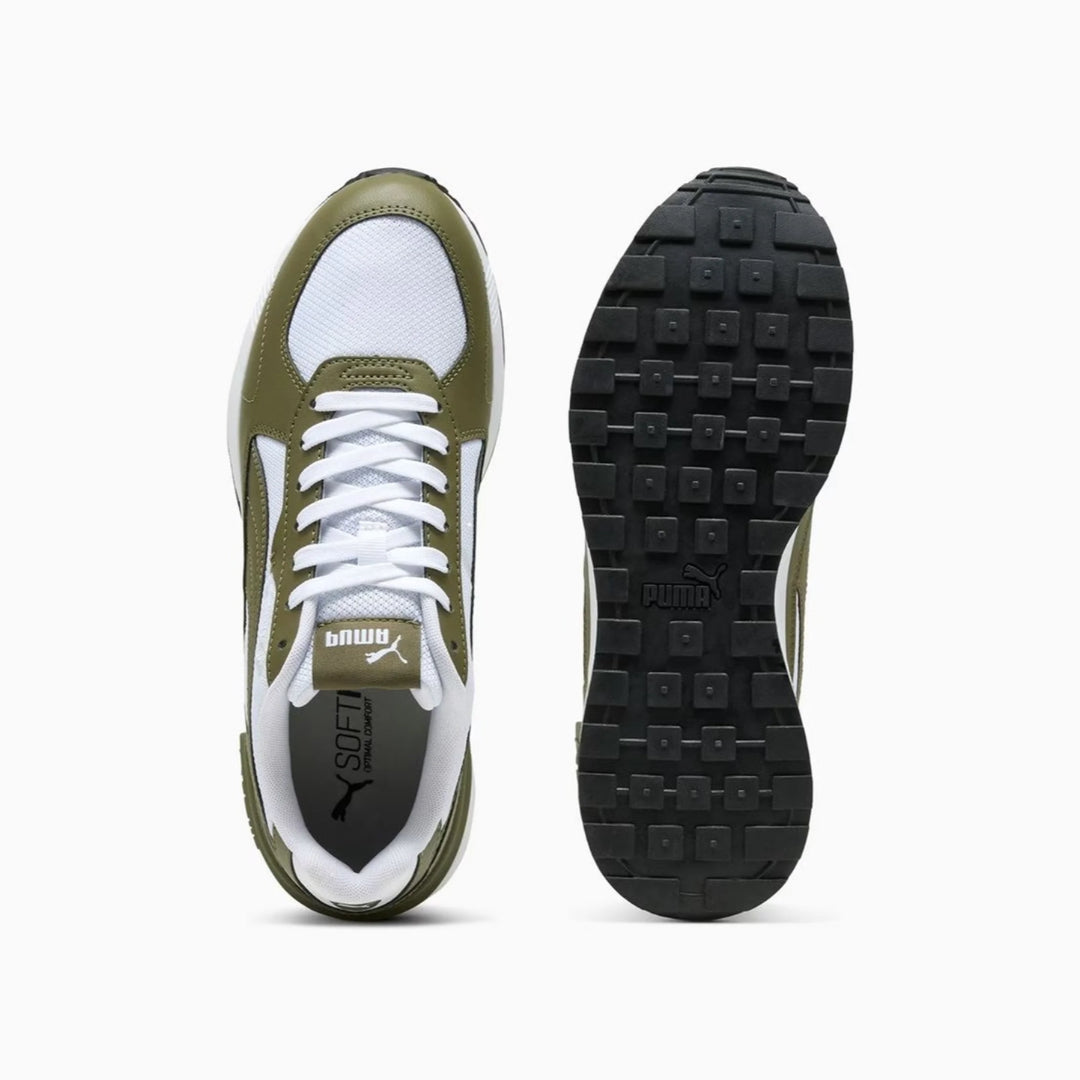 Puma Graviton SL Remix Sneakers – 396104-06 – Olive/White