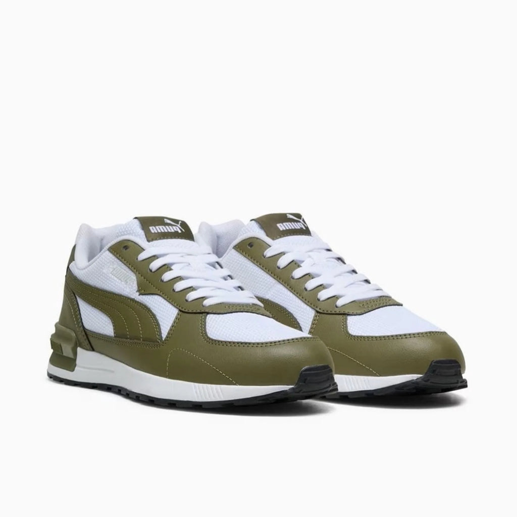 Puma Graviton SL Remix Sneakers – 396104-06 – Olive/White