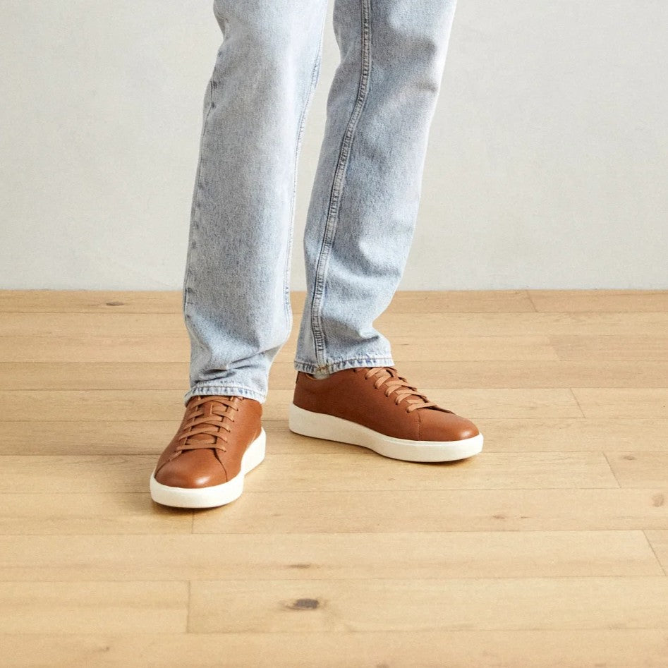 Cole Haan Grand Crosscourt Traveler Sneaker – C36657 – British Tan / Dark Chocolate / Egret