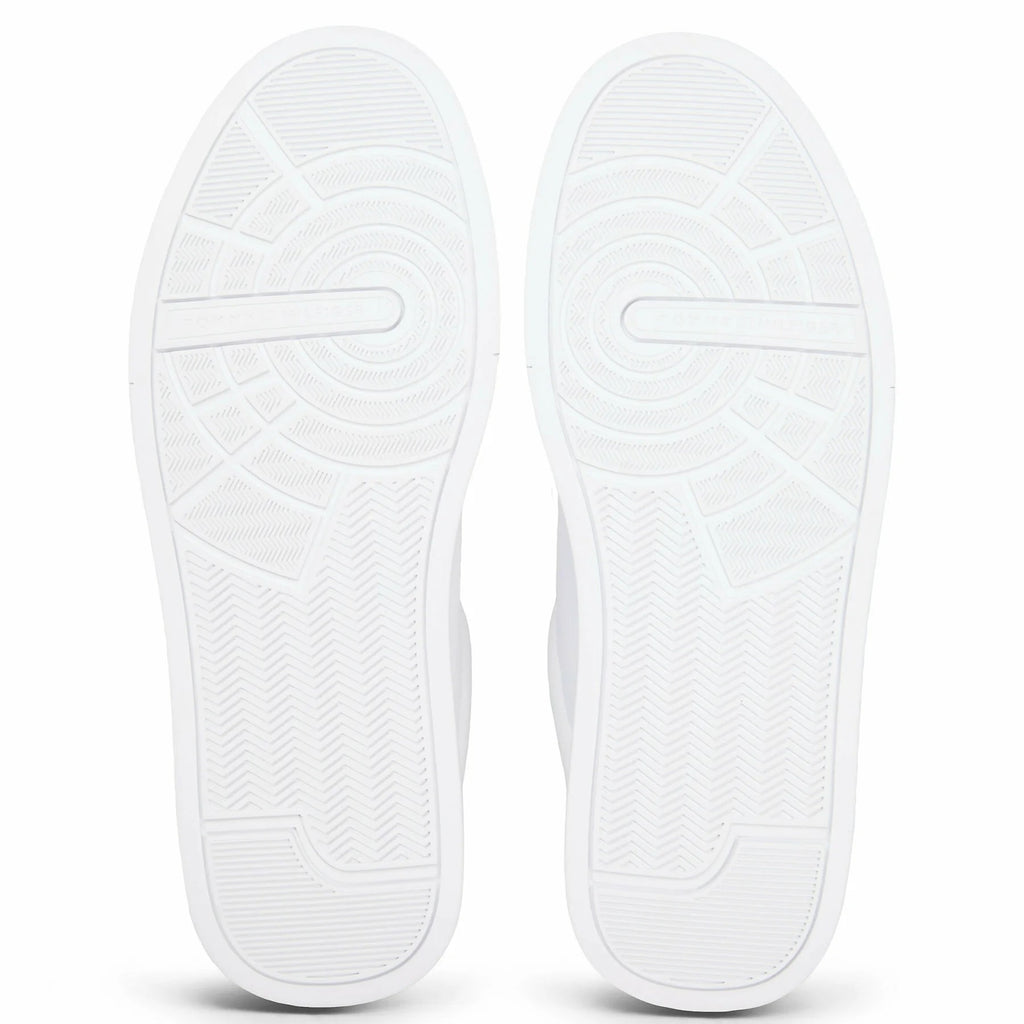 Tommy Hilfiger TH Court Leather Detail Essential – FM0FM05367 – White / Avalon Green