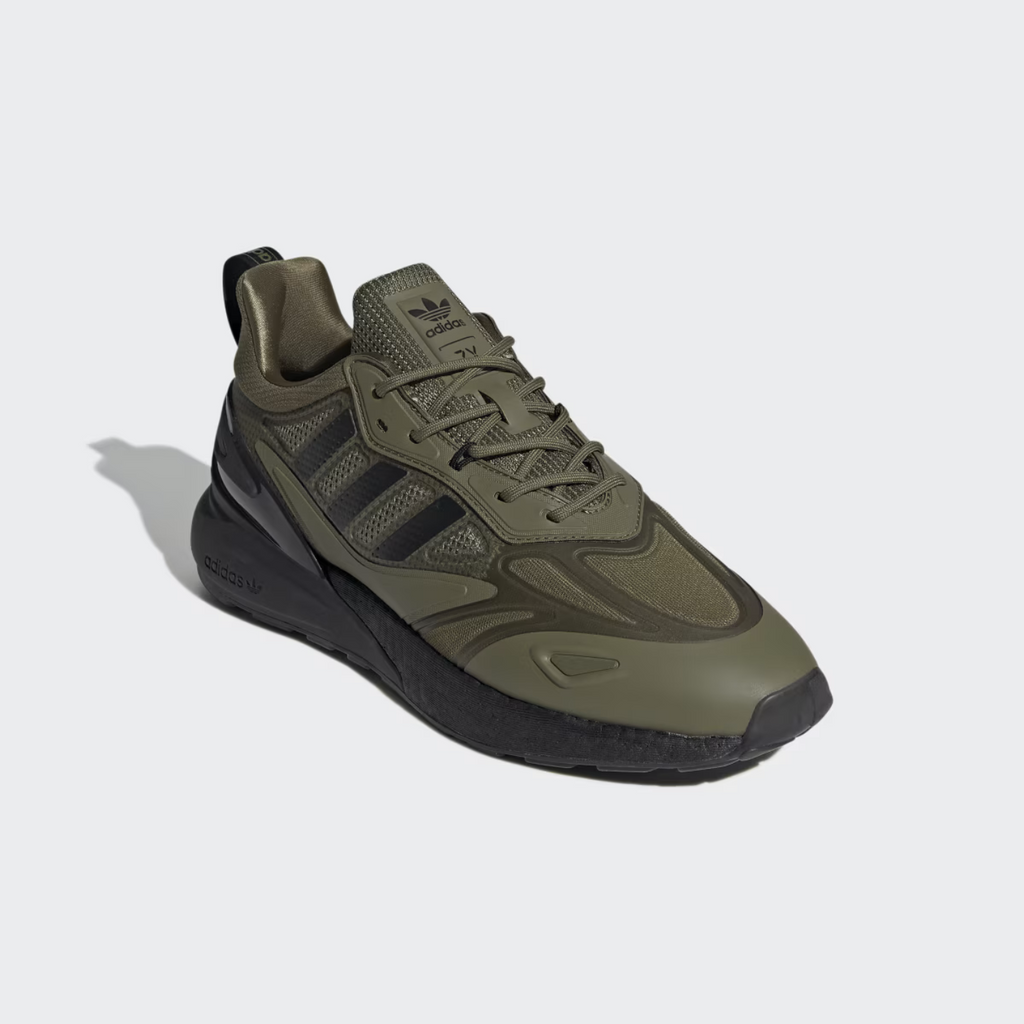 Adidas ZX 2K Boost 2.0 Focus Olive Sneakers – GW0518