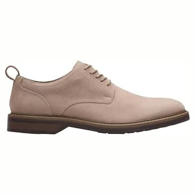 Clarks Men's Leather Derby Shoes – 261812687 – Taupe / Beige