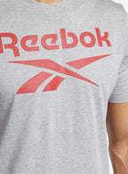 Reebok Graphic Series Stacked T-Shirt – FP9153 – Medium Grey Heather