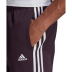 Adidas Essentials Warm-Up Tapered 3-Stripes Track Pants – GE5936 – Shadow Maroon