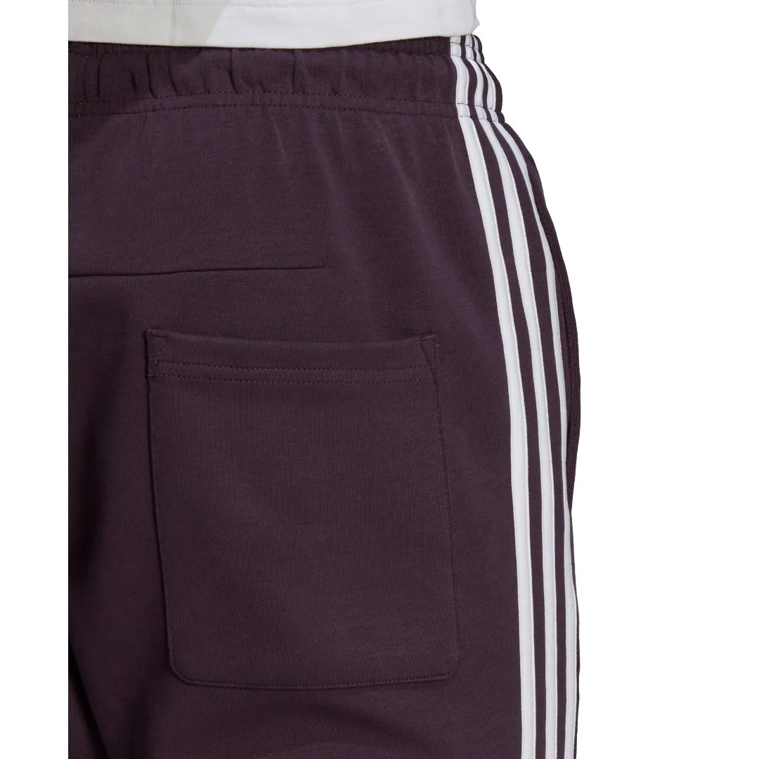 Adidas Essentials Warm-Up Tapered 3-Stripes Track Pants – GE5936 – Shadow Maroon
