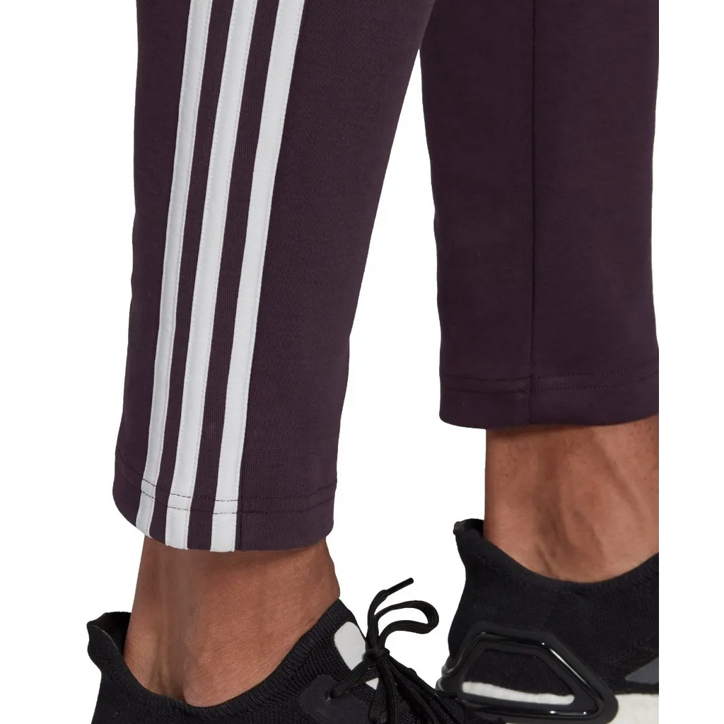 Adidas Essentials Warm-Up Tapered 3-Stripes Track Pants – GE5936 – Shadow Maroon