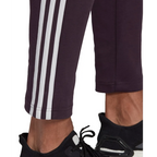 Adidas Essentials Warm-Up Tapered 3-Stripes Track Pants – GE5936 – Shadow Maroon
