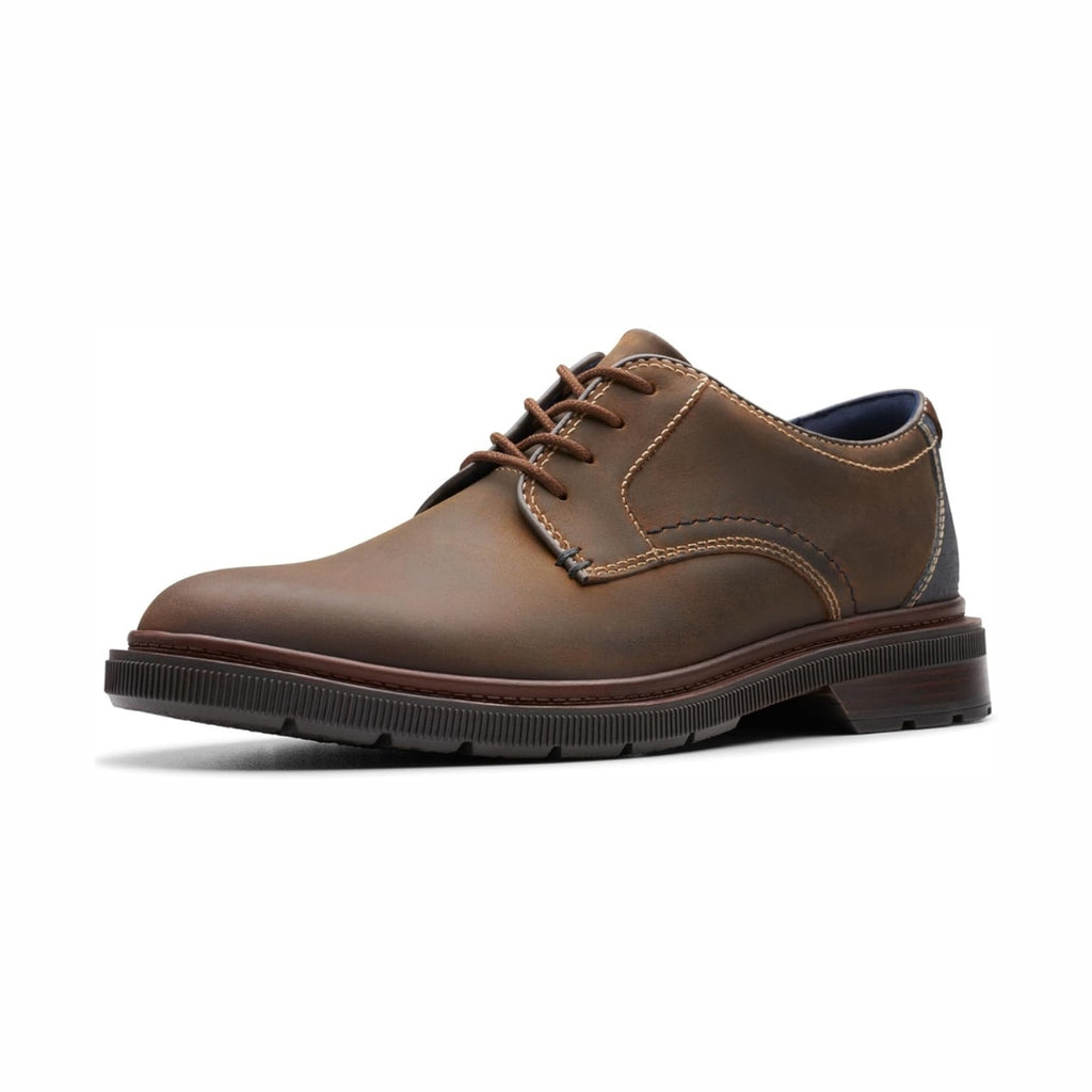 Clarks Burchill Derby – 261769287 – Beeswax Leather / Navy
