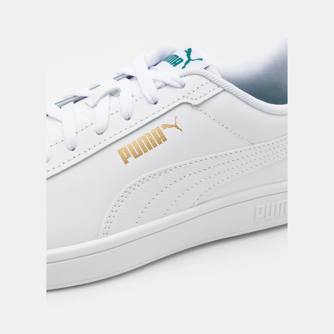 Puma Smash 3.0 L – 390987-14 – White / Malachite / Gold
