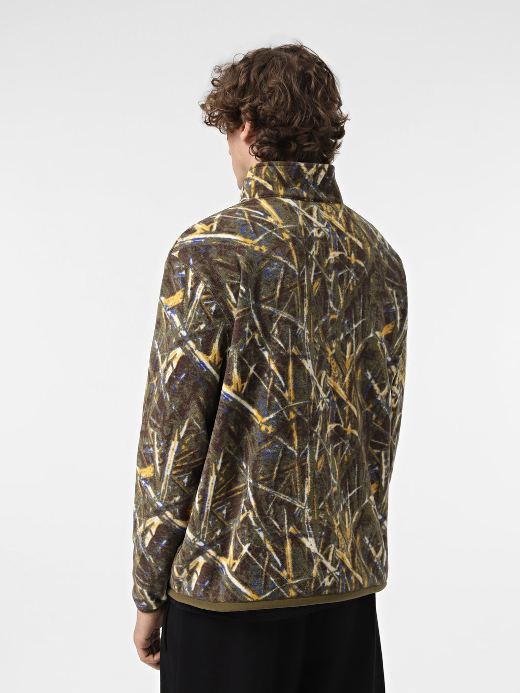 Timberland Half-Zip Camo Fleece Pullover – TB0A649QEJM – Brown Camo