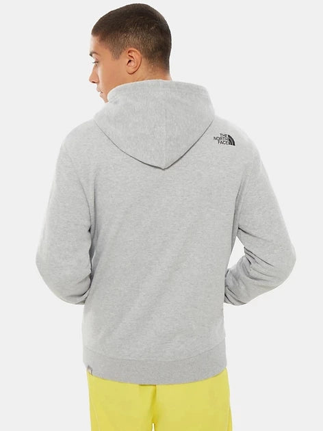 The North Face Drew Peak Camo Logo Pullover Hoodie – NF0A3XYDDYX1 – Light Grey Heather