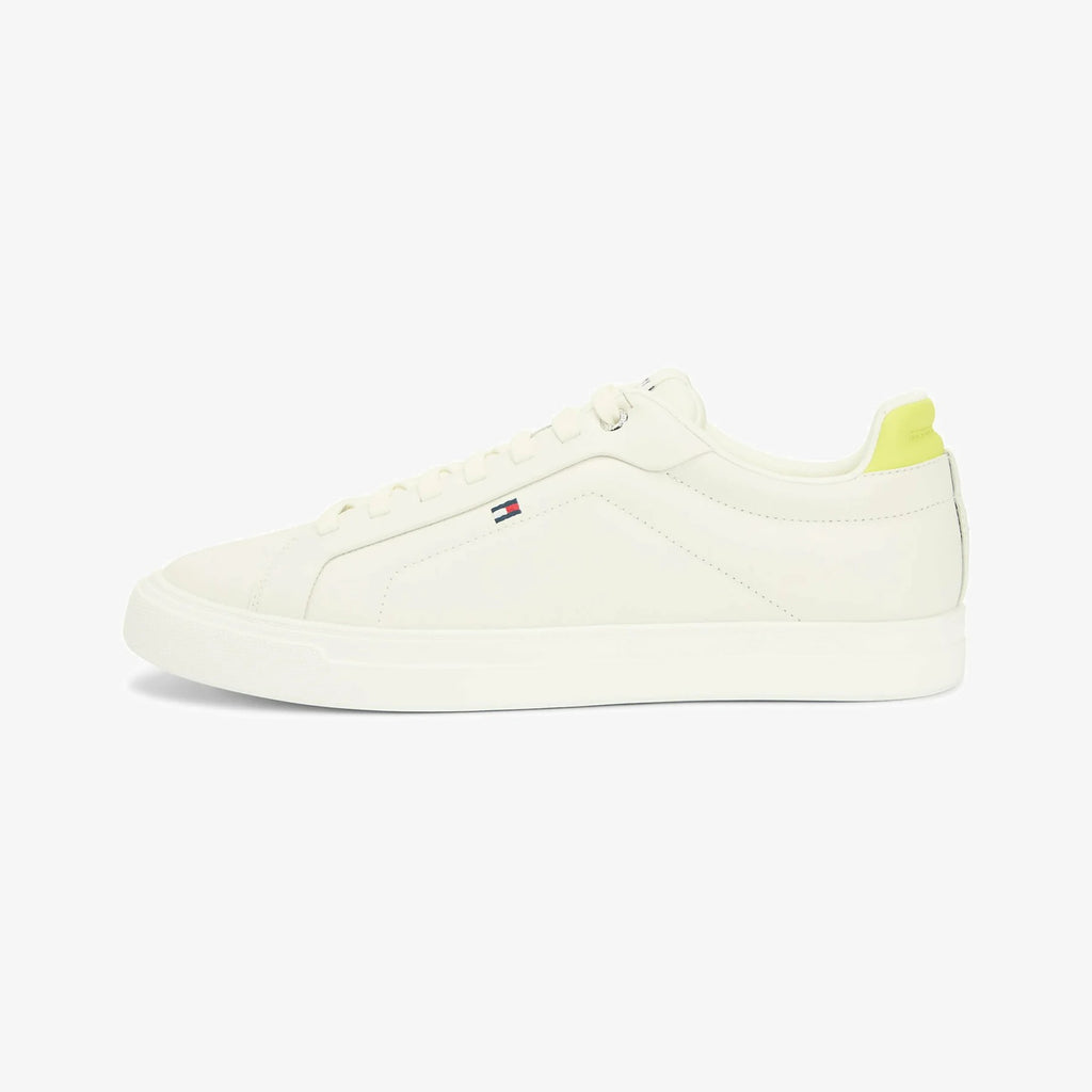Tommy Hilfiger Icon Court Light Essential – FM0FM05678 – White / Lime Yellow