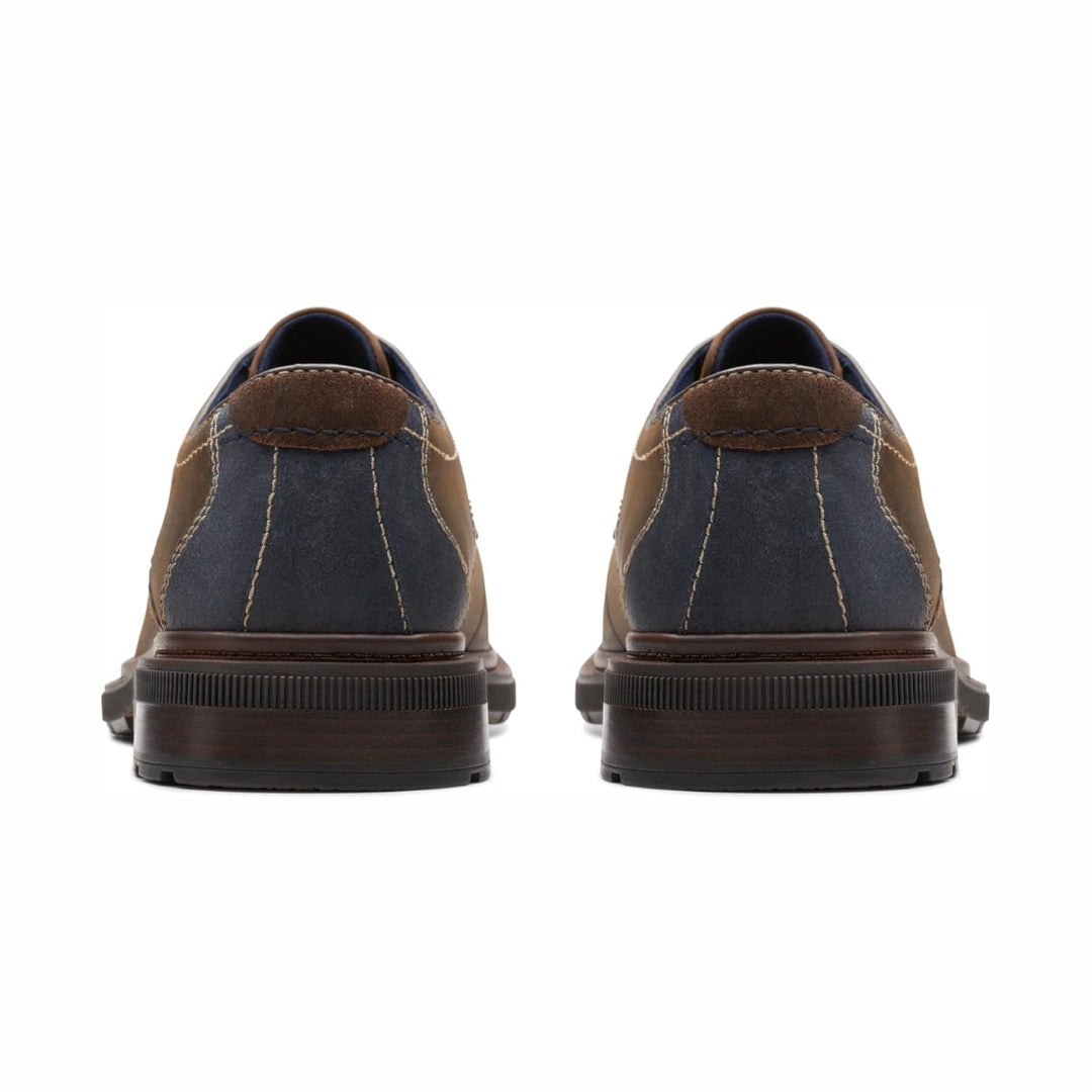 Clarks Burchill Derby – 261769287 – Beeswax Leather / Navy
