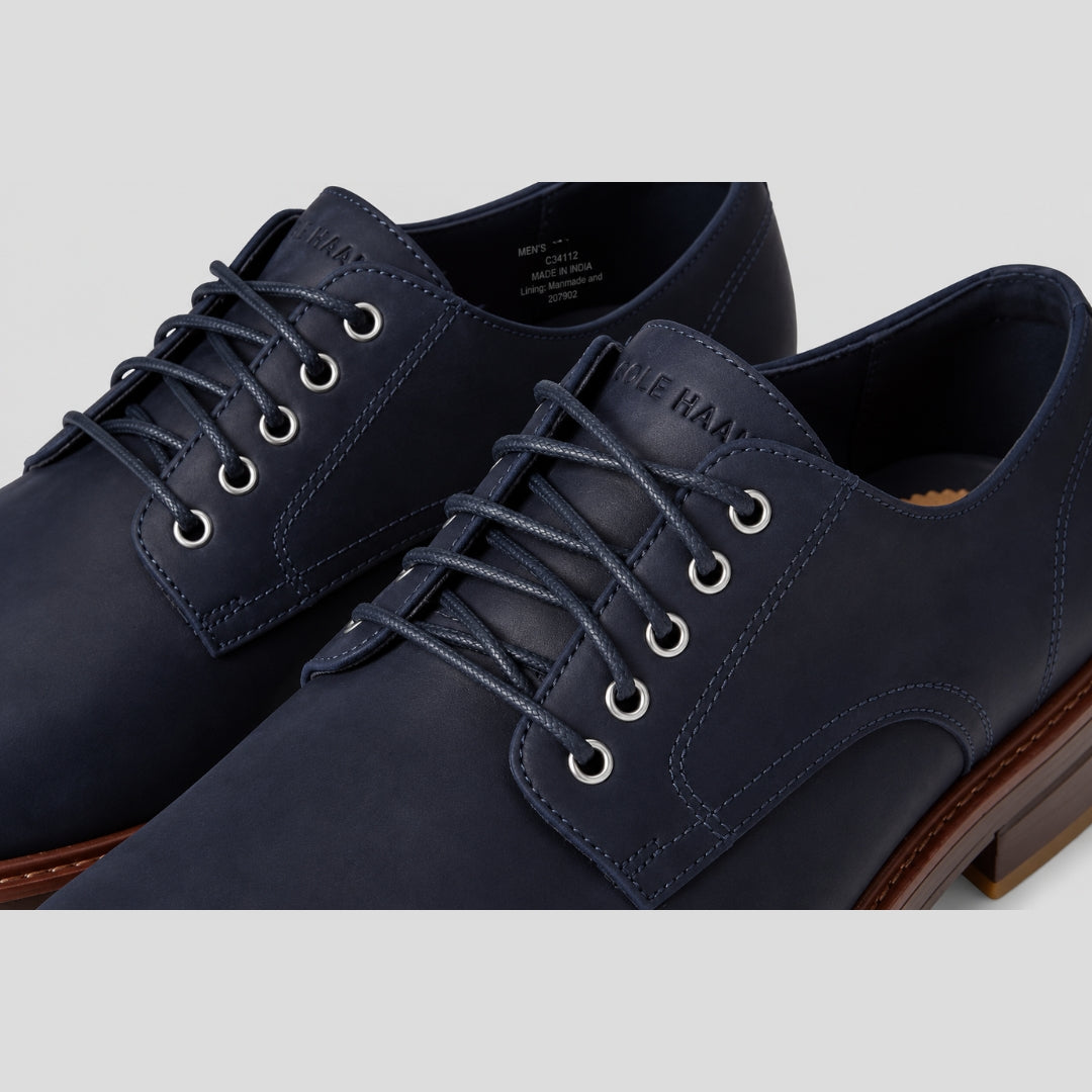 Cole Haan Judson Grand Plain Toe Oxfords – C41497 – Navy