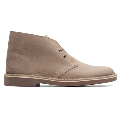 Clarks Bushacre 2 Chukka Boots – 261411547 – Taupe Distressed Suede