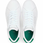 Tommy Hilfiger TH Court Leather Detail Essential – FM0FM05367 – White / Avalon Green
