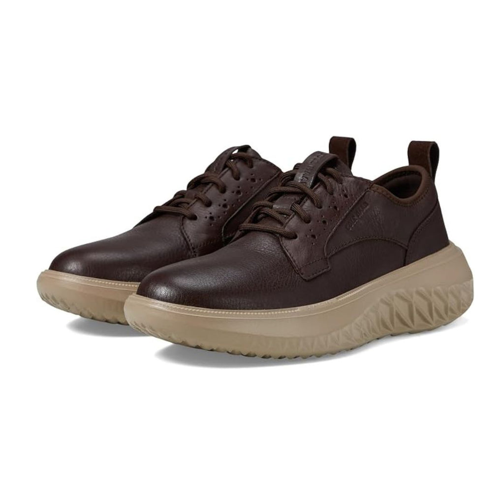 Cole Haan ZERØGRAND WFA Plain Toe Oxford – C38918 – Dark Chocolate / Cobblestone
