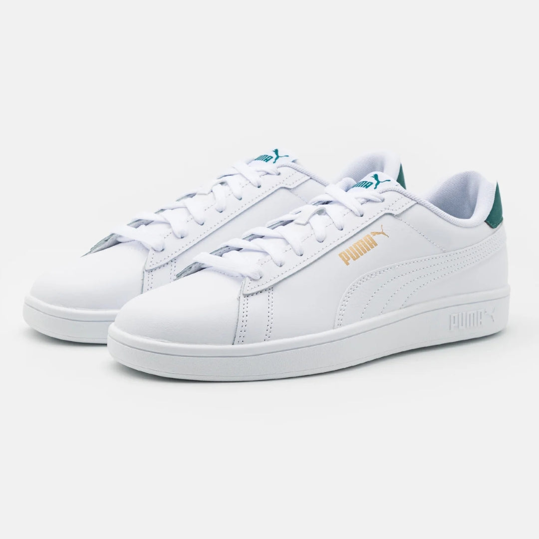Puma Smash 3.0 L – 390987-14 – White / Malachite / Gold
