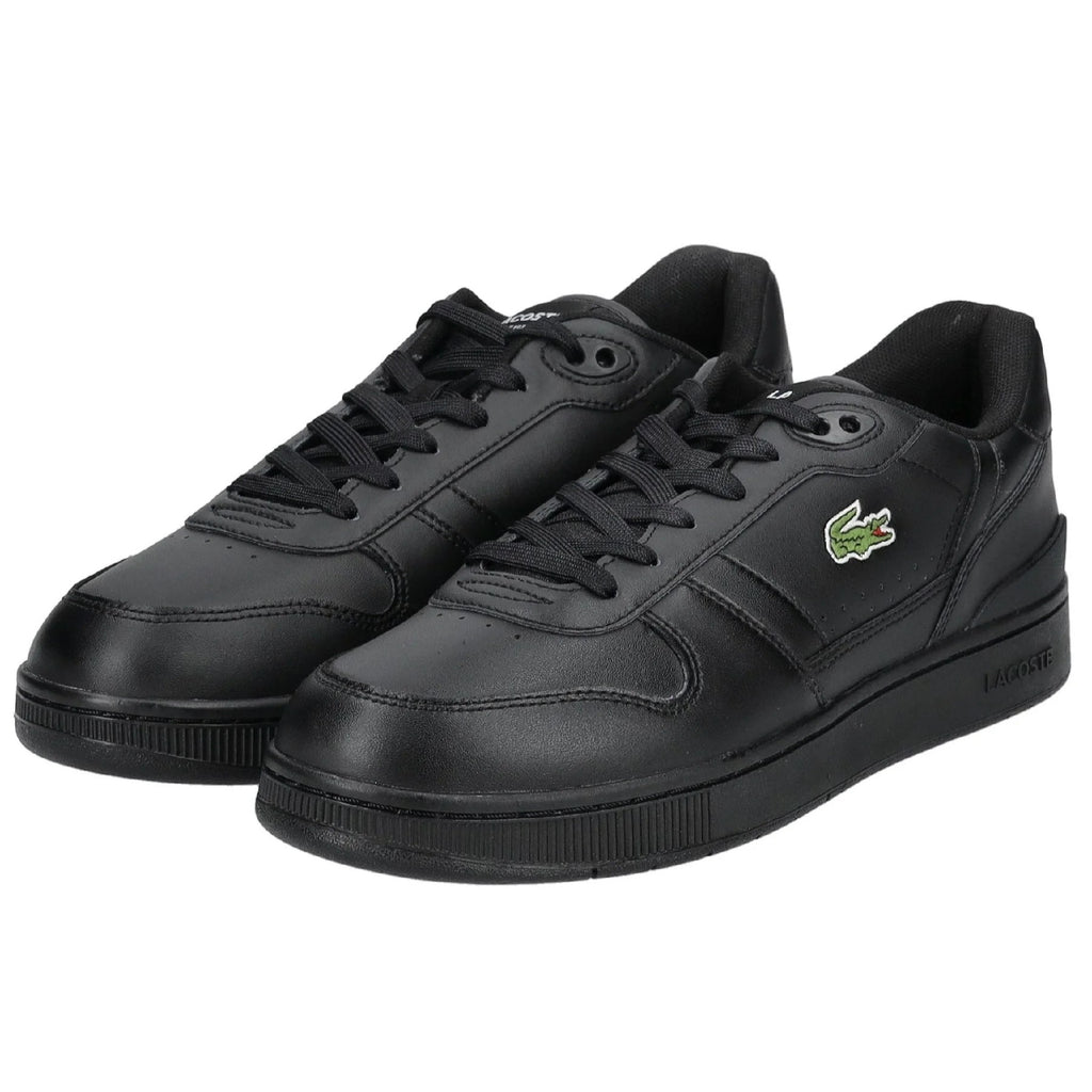 Lacoste T-Clip Set 224 2 SMA Leather Sneakers – 7-48SMA003102H – Black