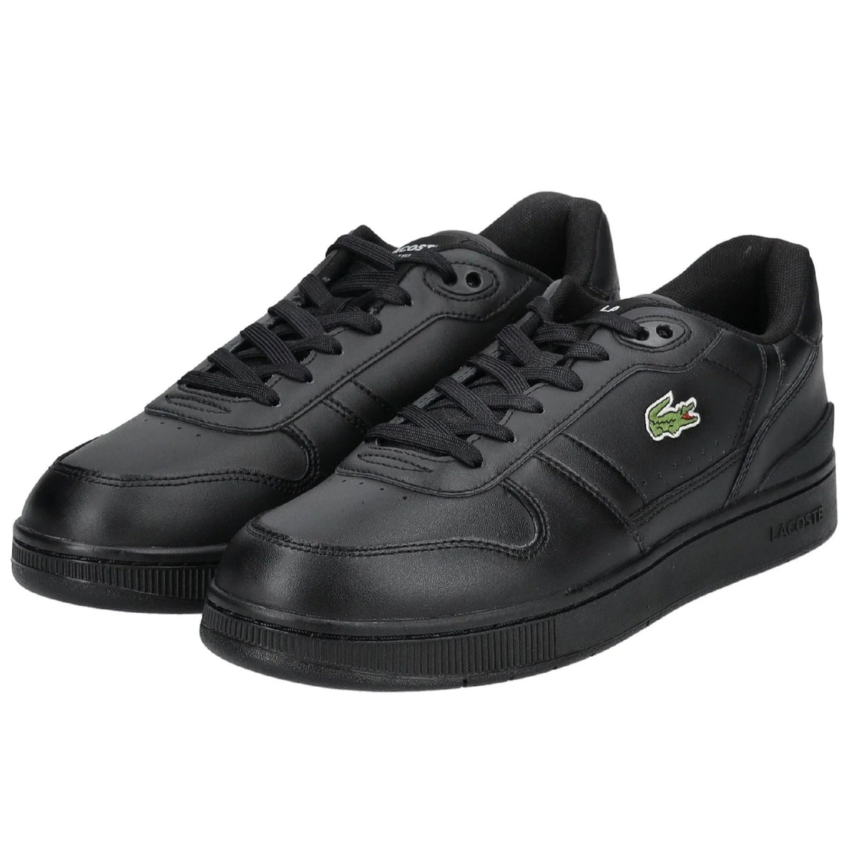 Lacoste T-Clip Set 224 2 SMA Leather Sneakers – 7-48SMA003102H – Black