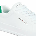 Tommy Hilfiger TH Court Leather Detail Essential – FM0FM05367 – White / Avalon Green