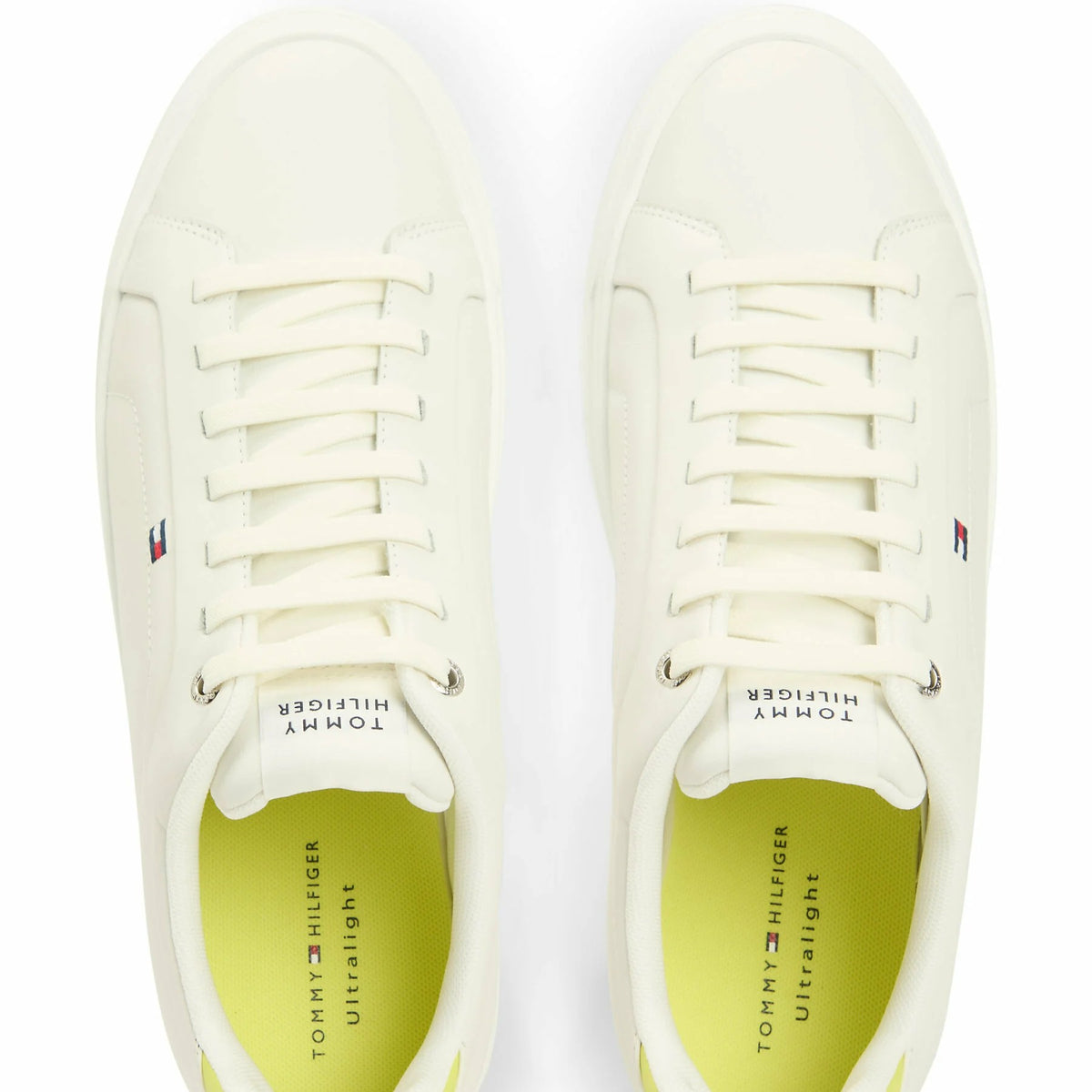 Tommy Hilfiger Icon Court Light Essential – FM0FM05678 – White / Lime Yellow