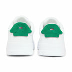 Tommy Hilfiger TH Court Leather Detail Essential – FM0FM05367 – White / Avalon Green