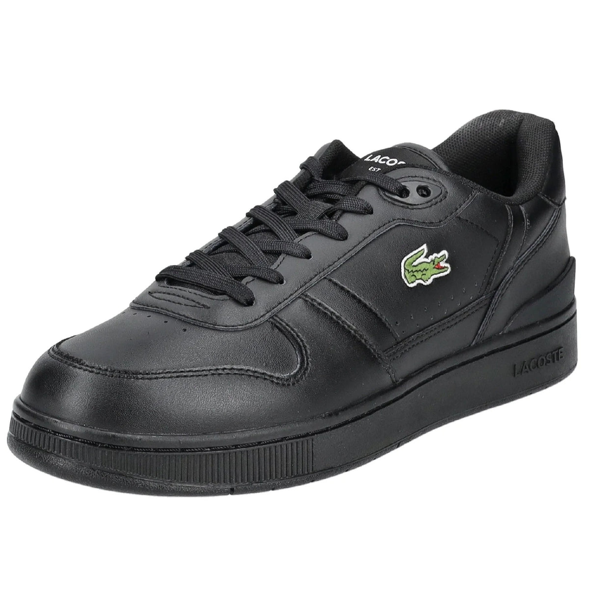 Lacoste T-Clip Set 224 2 SMA Leather Sneakers – 7-48SMA003102H – Black