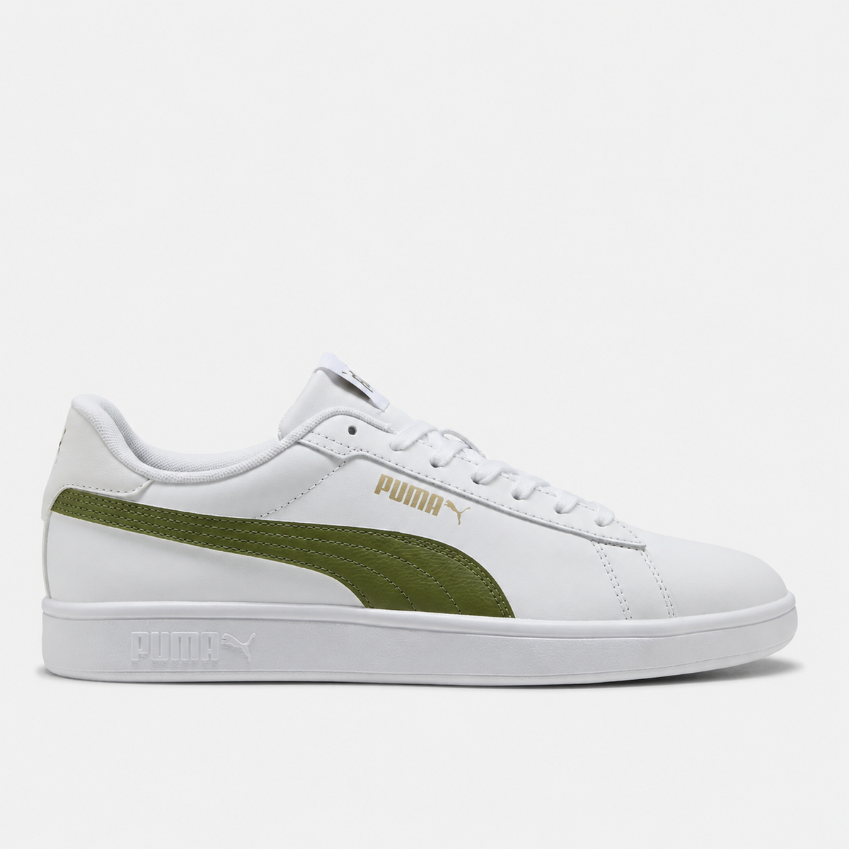 PUMA Smash 3.0 L – 390987-33 – PUMA White / Olive Green