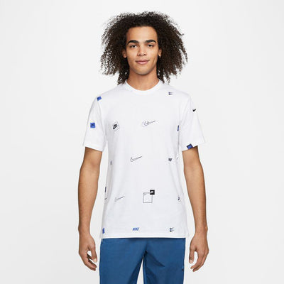 Nike NSW Multi-Logo AOP T-Shirt – DN5246-100 – White