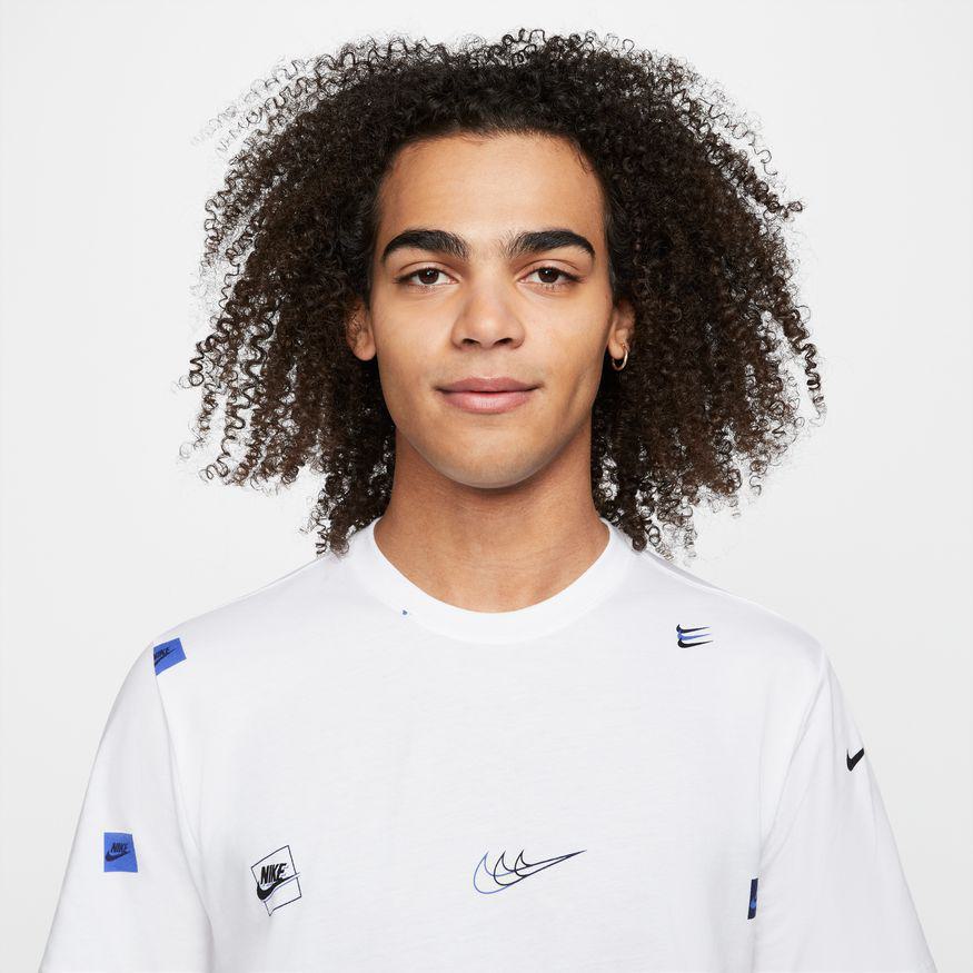 Nike NSW Multi-Logo AOP T-Shirt – DN5246-100 – White