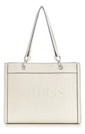 GUESS Structured Logo-Embossed Tote Bag – LE92925 STE – Stone