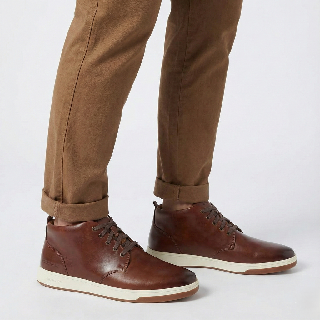 Cole Haan Men’s Leather Mid-Cut Shoes – C32238