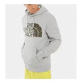 The North Face Drew Peak Camo Logo Pullover Hoodie – NF0A3XYDDYX1 – Light Grey Heather