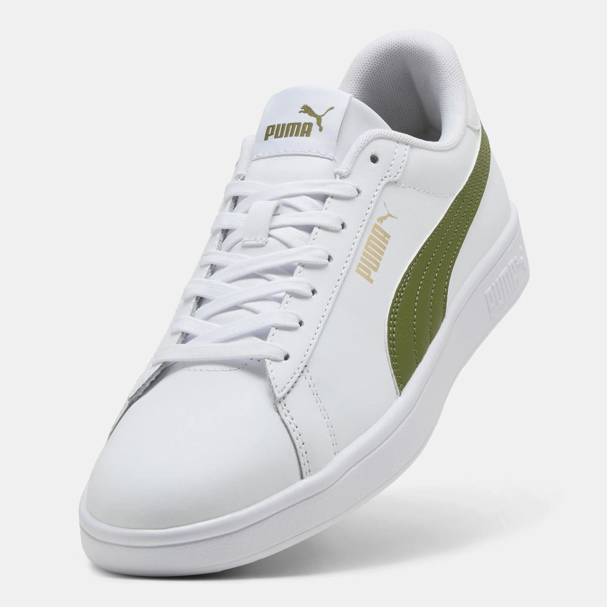 PUMA Smash 3.0 L – 390987-33 – PUMA White / Olive Green
