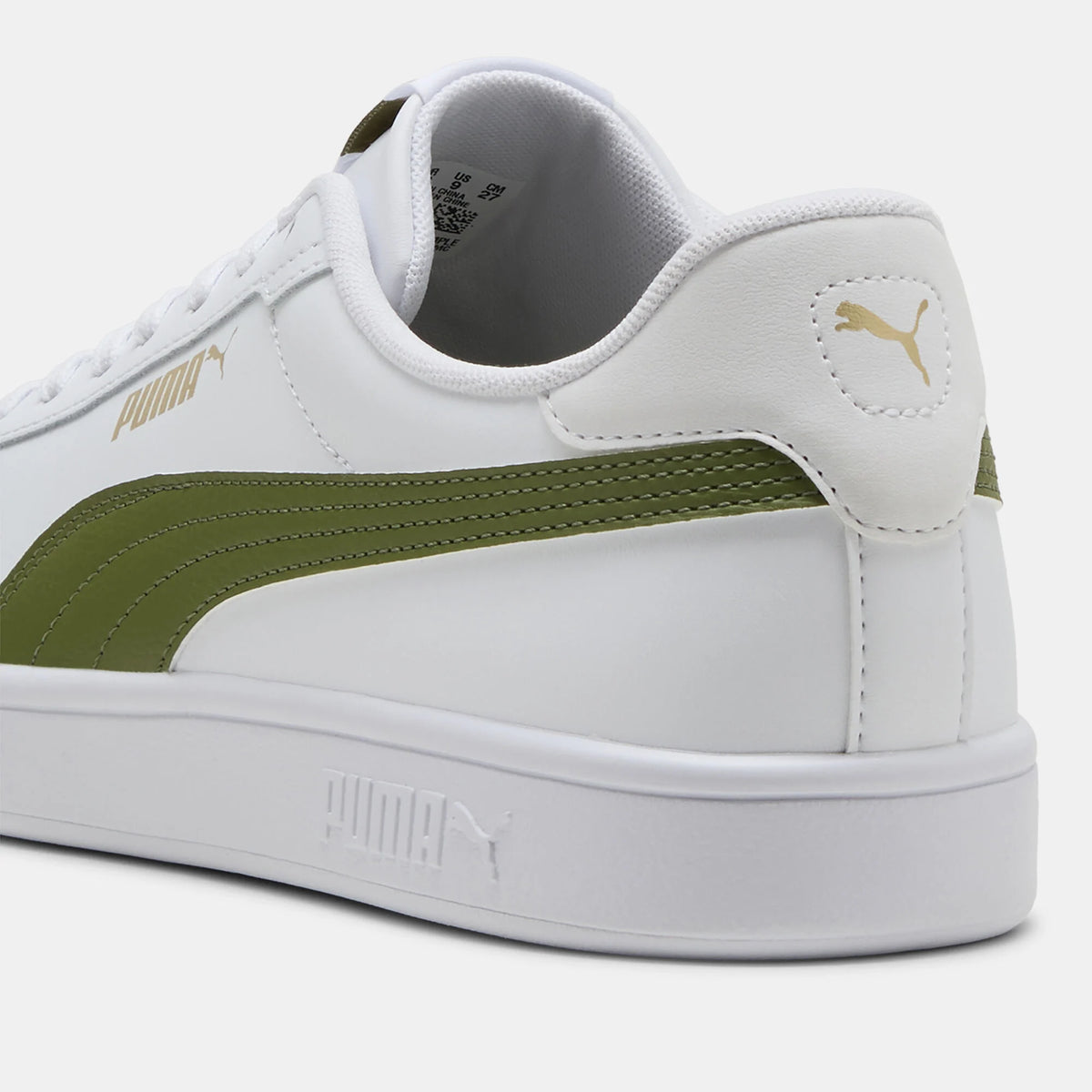 PUMA Smash 3.0 L – 390987-33 – PUMA White / Olive Green