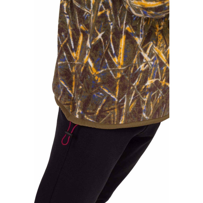 Timberland Half-Zip Camo Fleece Pullover – TB0A649QEJM – Brown Camo