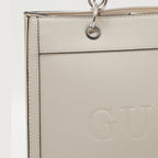 GUESS Structured Logo-Embossed Tote Bag – LE92925 STE – Stone