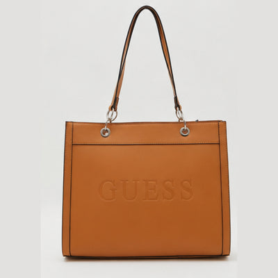 GUESS Structured Logo-Embossed Tote Bag – LE792925 HON – Honey