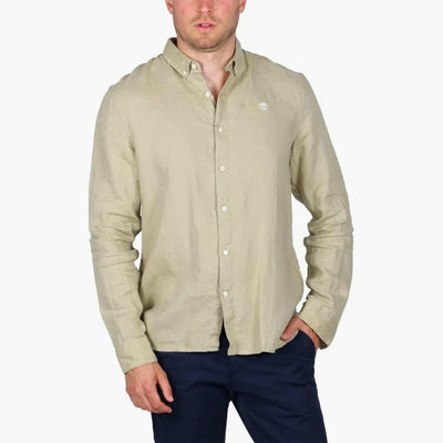 Timberland Mill Brook Linen Shirt – A2DC3 – Stone